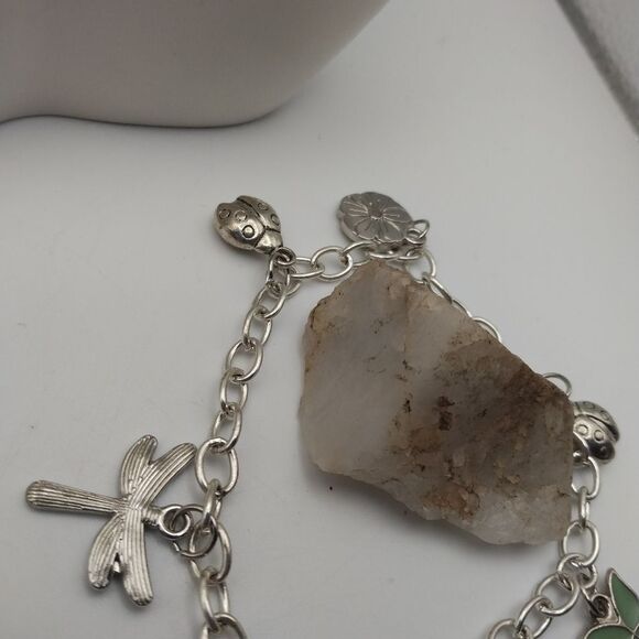 Nature's pathway charm dangle bracelet - Picture 3 of 3